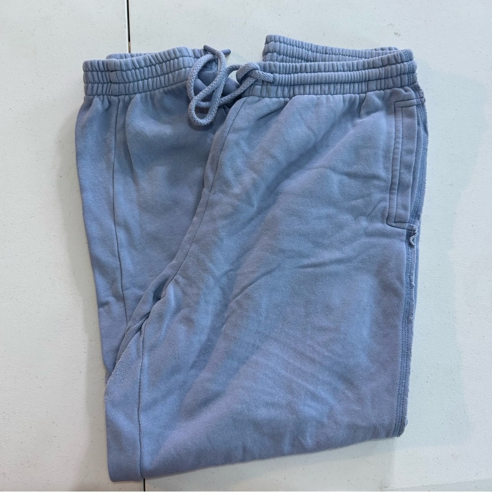 Aerie Light Blue Knit Joggers
